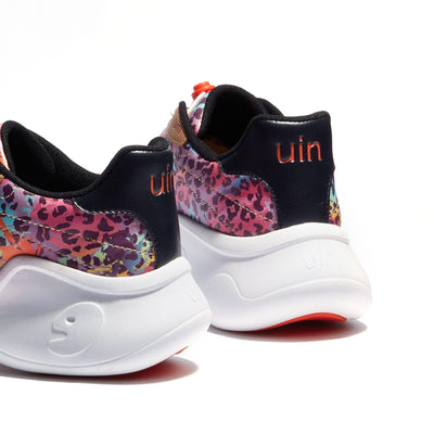 UIN Footwear Women Purple Leopard Palma VIII Women Canvas loafers