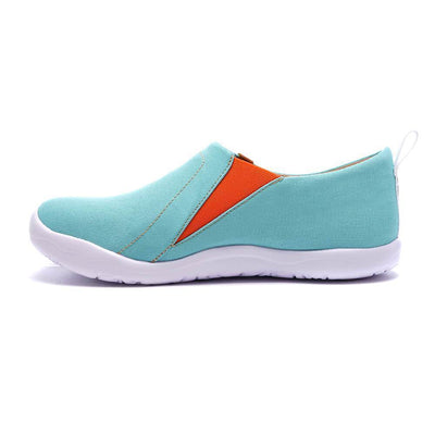 UIN Footwear Women Toledo Light Blue Canvas loafers