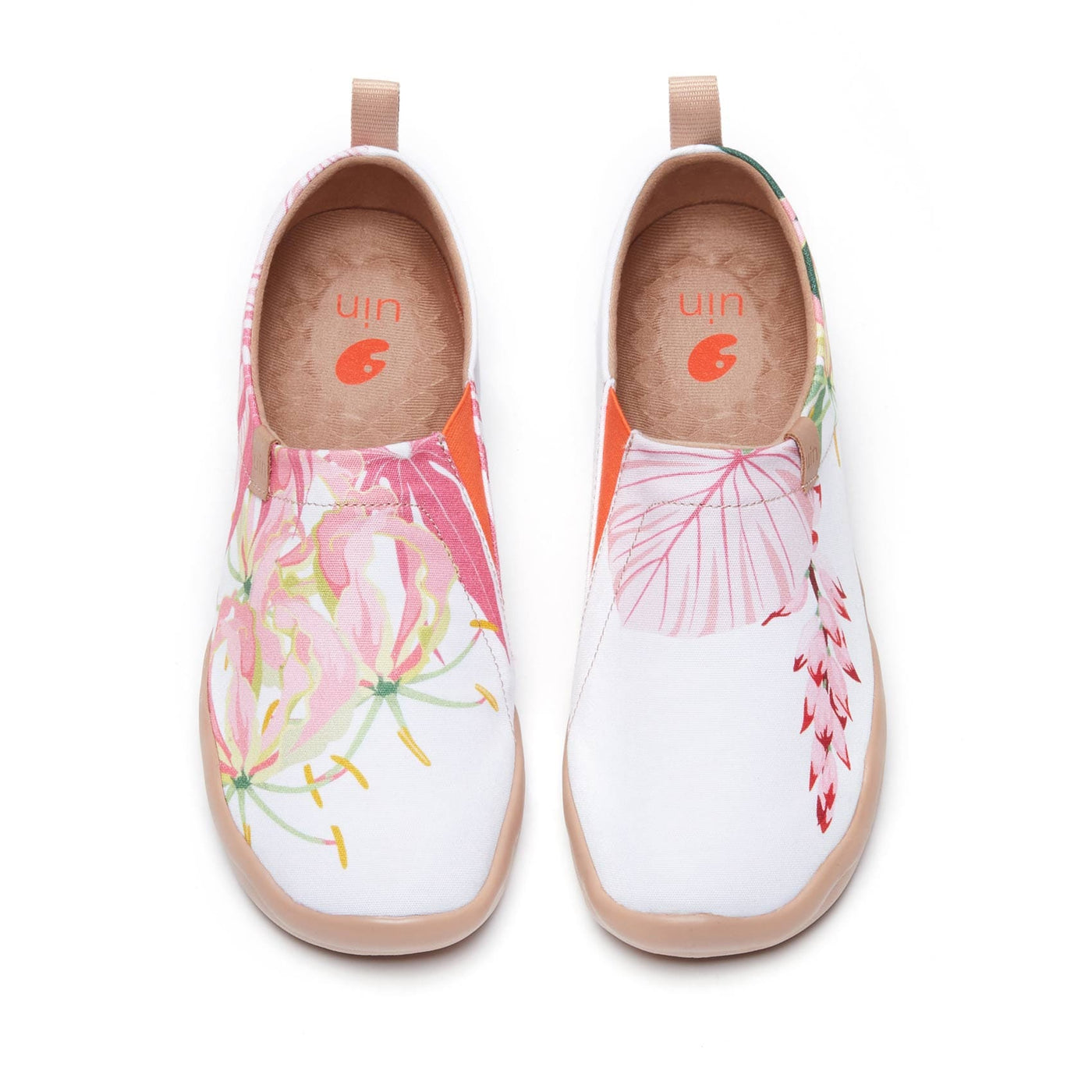 UIN Footwear Women Tropical Blossom Toledo I Women Canvas loafers