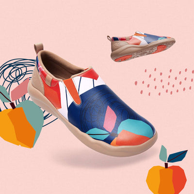 UIN Footwear Women Tropical Fruit Cuenca Women Canvas loafers