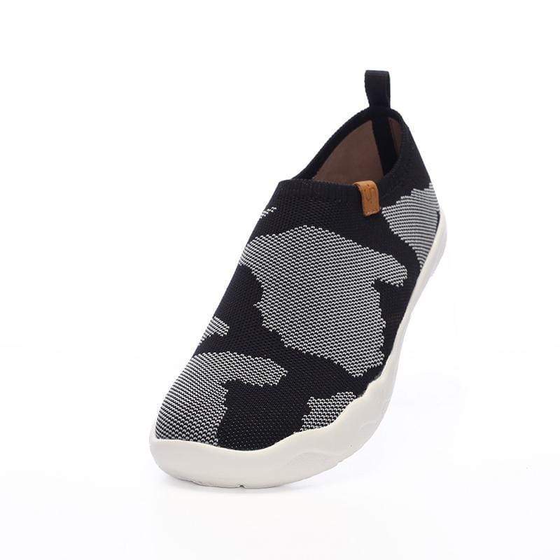 UIN Footwear Women Zebra Canvas loafers